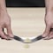 1947Kitchen Stainless Steel Garlic Crusher Press And Peeler With Cleaning Brush 3-Piece Set TI-FARGP - alternate 5